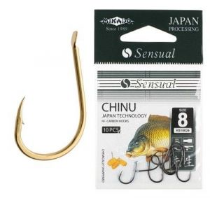 Mikado haczyk sensual - chinu nr 10 bn - torebka 10szt.