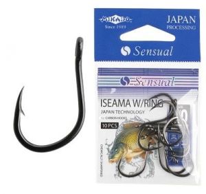 Mikado haczyk sensual - iseama w/ring nr 1/0 bn - torebka 10szt.
