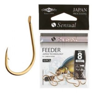 Mikado haczyk sensual - feeder nr 10 bn - torebka 10szt.