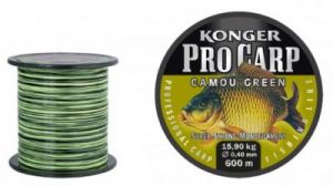ŻYŁKA PRO CARP CAMOU GREEN 0.25/600 KONGER
